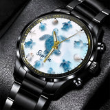 Just A Girl Who Loves Turtles - Personalized Turtle Hand Watch