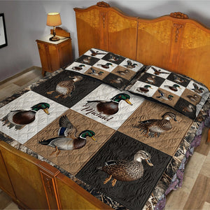 Hunting Season - Personalized Hunting Quilt Set