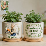 Gifts For Gardeners - Personalized Gardening Ceramic Plant Pot