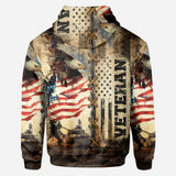 I Am A Veteran - Personalized Veteran All Over Shirt
