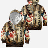 I Am A Veteran - Personalized Veteran All Over Shirt