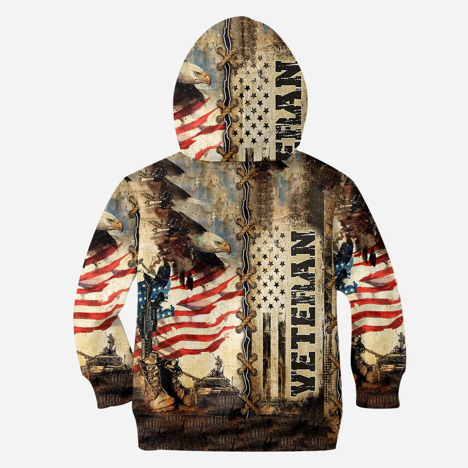 I Am A Veteran - Personalized Veteran All Over Shirt