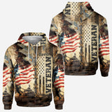 I Am A Veteran - Personalized Veteran All Over Shirt