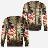 I Am A Veteran - Personalized Veteran All Over Shirt