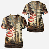 I Am A Veteran - Personalized Veteran All Over Shirt