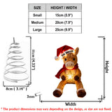 Merry Horsemas - Personalized Horse LED Light Tree Topper