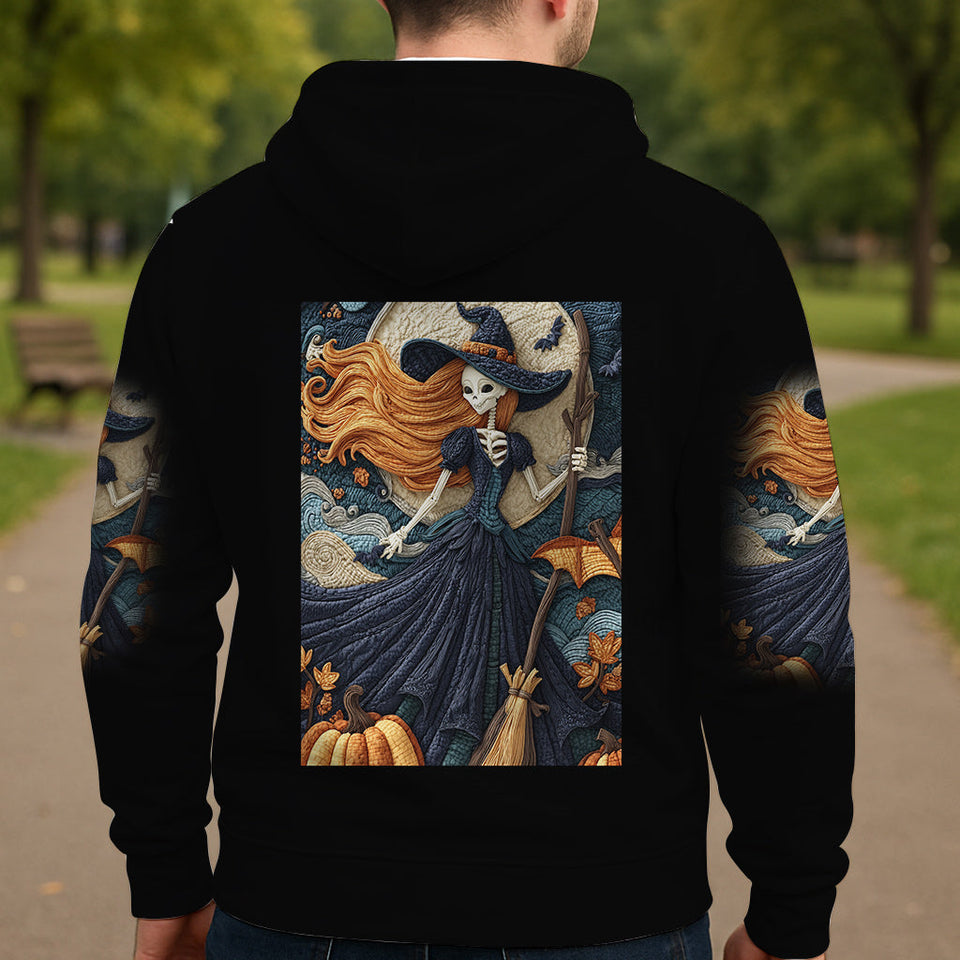 Skull Witch - Personalized Witch All Over Shirt