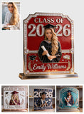 Class Of 2026 - Personalized Graduation Custom Shaped Acrylic Plaque