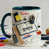 Teacher Life - Personalized Teacher Accent Mug