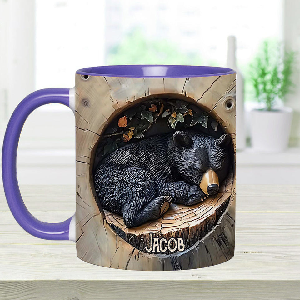Black Bear - Personalized Hunting Accent Mug