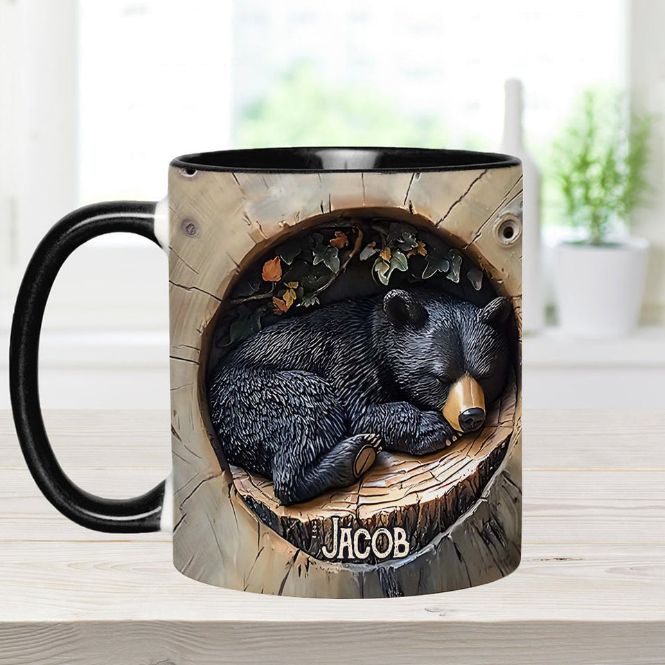 Black Bear - Personalized Hunting Accent Mug
