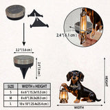 Always Waiting For You - Personalized Dog Solar Acrylic Light