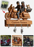 Riding Partners For Life - Personalized Biker Custom Shaped Hanging Rack