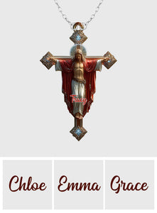 A Child Of God - Personalized Christian Custom Shaped Pendant Necklace