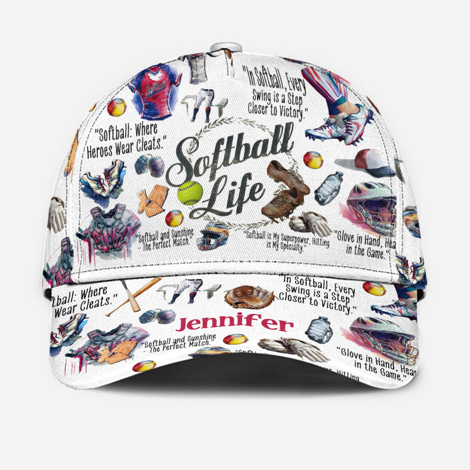 Softball Life - Personalized Softball Classic Cap