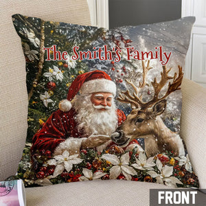 Christmas Santa Claus - Personalized Christmas Throw Pillow