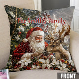 Christmas Santa Claus - Personalized Christmas Throw Pillow