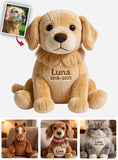 Custom From Any Photo - Personalized Dog Faux Fur Shaped Pillow
