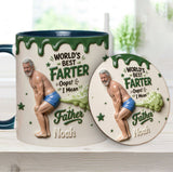 Best Farter Ever - Personalized Father Accent Mug & Coaster