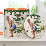 Best Farter Ever - Personalized Father Accent Mug & Coaster