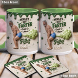Best Farter Ever - Personalized Father Accent Mug & Coaster