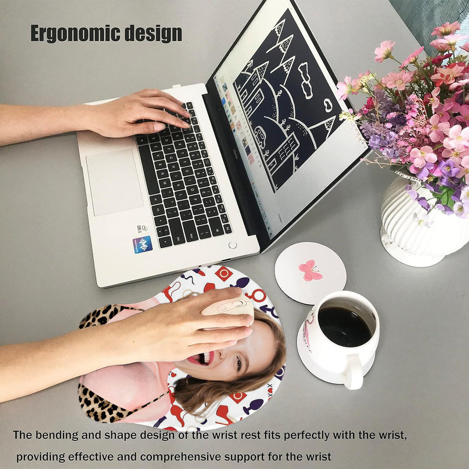 Custom Face Naughty & Funny 3D Mouse Pad - For Boyfriend, Friends,.. - Personalized Couple 3D Mouse Pad