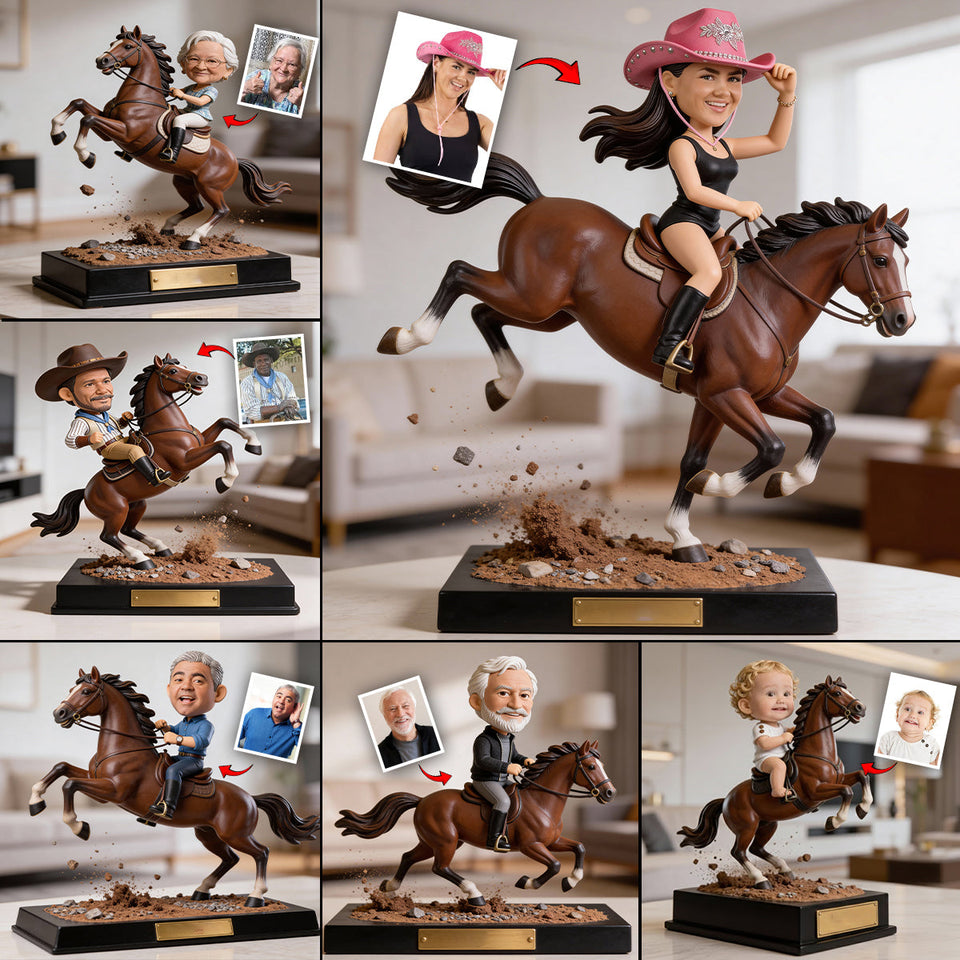 Horse Riding Lover, Horse Lover - Personalized Horse Custom Shaped Acrylic Plaque