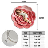 Sleeping Blossom Tray - Personalized Flower Lover Catch-All Tray