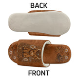Adorable Highland Cow - Personalized Highland Cow Open-Toe Slippers