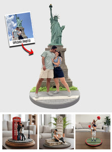 Any Photo Perfect Gift For Couple - Personalized Couple Custom Shaped Acrylic Plaque