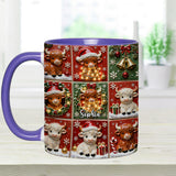 Love Highland Cow - Personalized Highland Cow Accent Mug