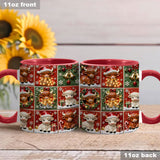 Love Highland Cow - Personalized Highland Cow Accent Mug