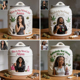 Cannabis Stash Jar - Personalized Weed Container Jar