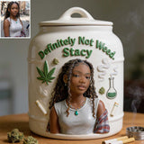 Cannabis Stash Jar - Personalized Weed Container Jar