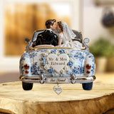 Our Anniversary - Personalized Couple Custom Shaped Acrylic Plaque