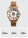 Teachers Who Love Teaching - Personalized Teacher Women Hand Watch