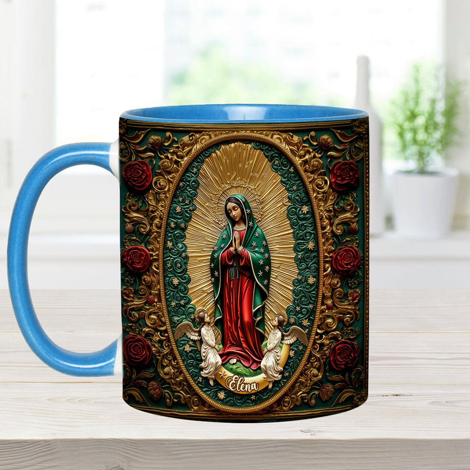 Our Lady Of Guadalupe - Personalized Christian Accent Mug