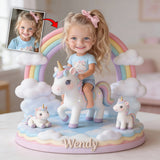 Custom Any Photo Perfect Gift For Kids - Personalized Kid Custom Shaped Acrylic Plaque