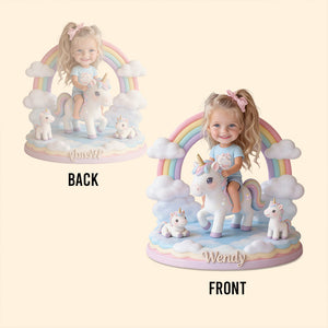 Custom Any Photo Perfect Gift For Kids - Personalized Kid Custom Shaped Acrylic Plaque