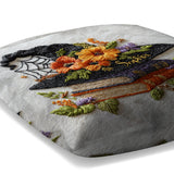 Beautiful Witch Hat - Personalized Witch Throw Pillow