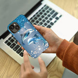 Beautiful Dolphins - Personalized Dolphin Full Print Phone Case