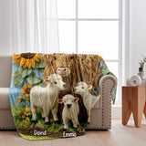 Happy Mudder's Day - Personalized Mother Blanket