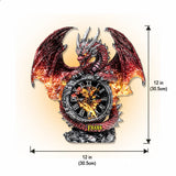 The Magic Of Dragon - Personalized Dragon LED Light Wall Clock