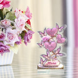My Sweethearts Gift For Mom, Grandma - Personalized Mother Custom Shaped Acrylic Plaque
