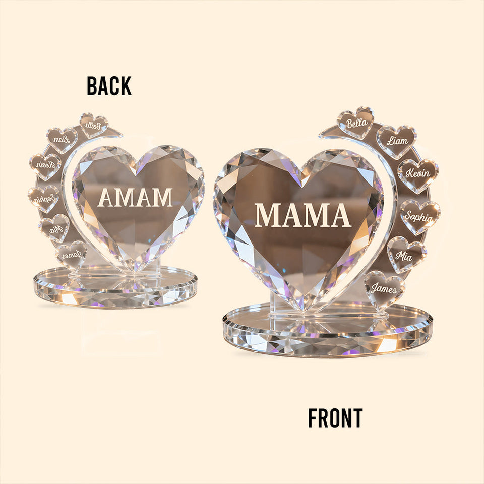 Best Mom Ever - Personalized Mother Custom Shaped Acrylic Plaque