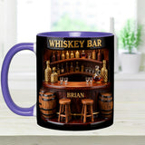 Whiskey Bar - Personalized Whisky Accent Mug & Coaster