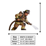 Proud Firefighter - Personalized Firefighter Wooden Wall Mount Sign