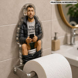 Best Time Of Day - Personalized Father Toilet Paper Holder