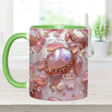 Pink Turtle - Personalized Turtle Accent Mug