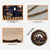 Black History Month Celebrate, Custom Door Decor From Any Photo - Personalized African American Custom Shaped Wood Sign